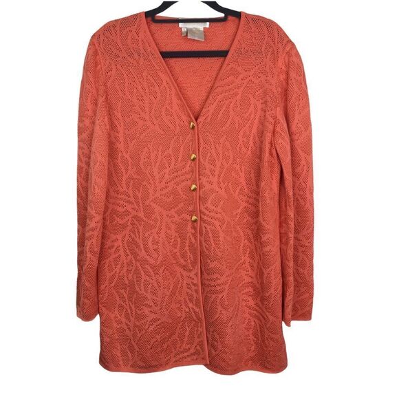 Escada‎ by Margaretha Ley Cardigan Sweater Seashell Buttons Size 36 - Picture 1 of 12